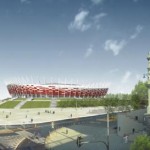 A visualisation of the National Stadium in Warsaw