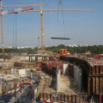 Speeding up the construction work of Polish National Stadium
